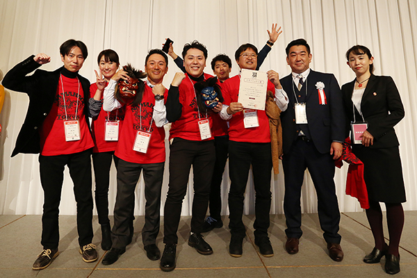 PrintNext2020 エモーショナル賞 東京ブロックの授賞式の様子